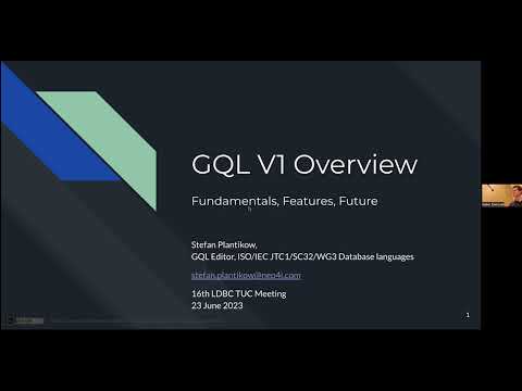 GQL – Introduction to a new query language standard (16th LDBC TUC meeting)