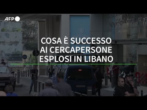 Cosa e&#039; successo ai cercapersone esplosi in Libano