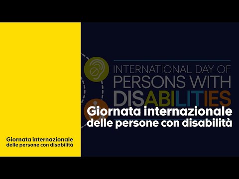 Giornata internazionale delle persone con disabilità (3 dicembre) | Calendario civile