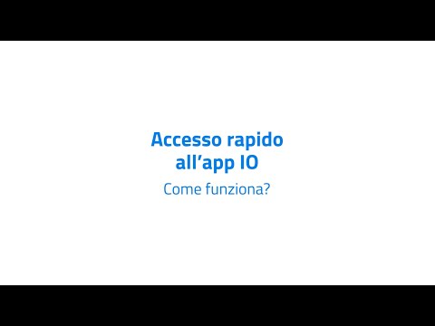 Accesso rapido all&#039;app IO: come funziona?